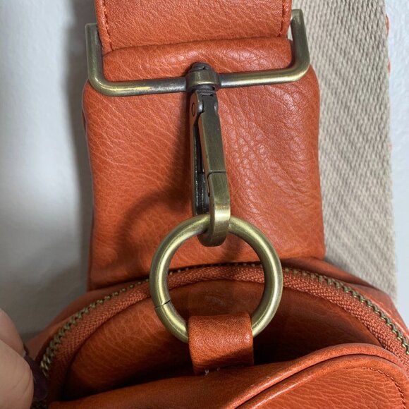 Anthropologie Urban Originals Liberty Rust Crossbody Sling Satchel Bag - Picture 3 of 15